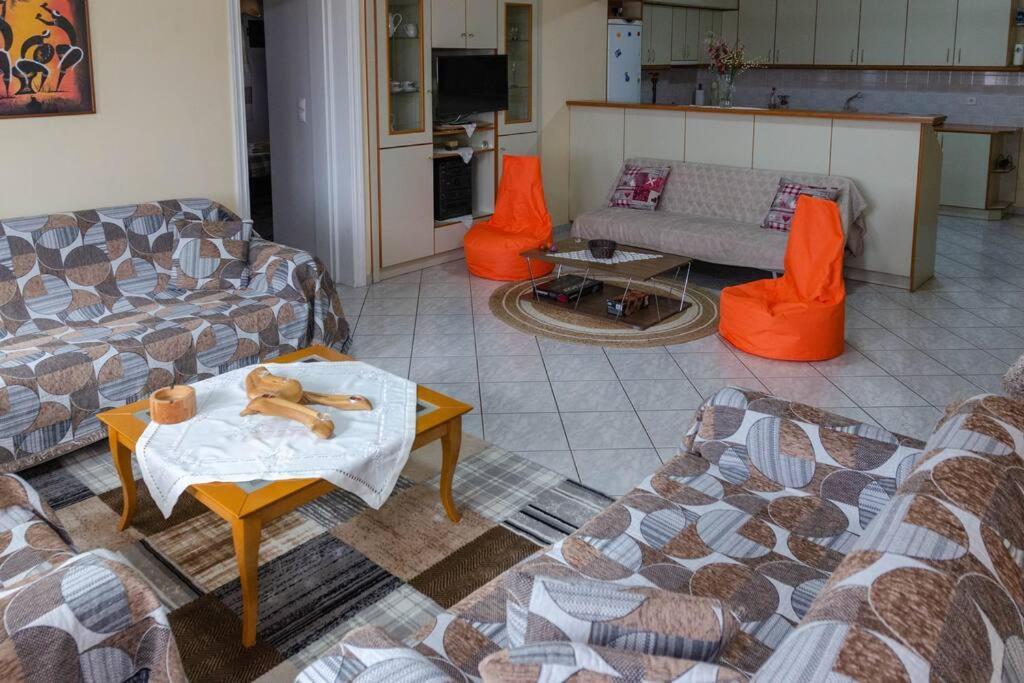 Dimitri'S Mountain House Apartment Karpenisi Bagian luar foto