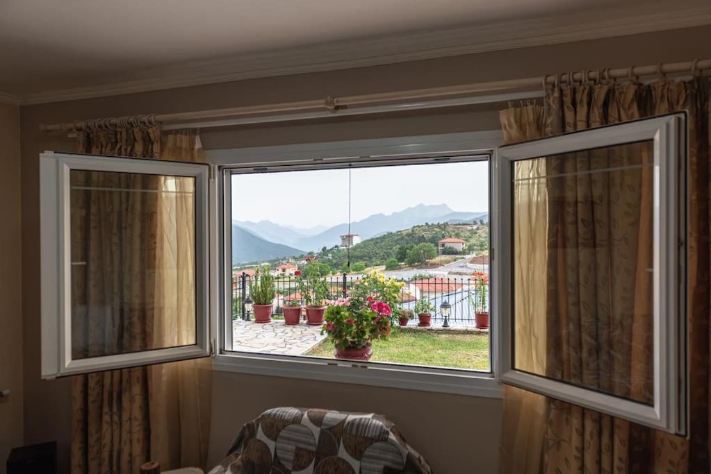 Dimitri'S Mountain House Apartment Karpenisi Bagian luar foto